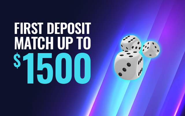 First deposit match up to $1500