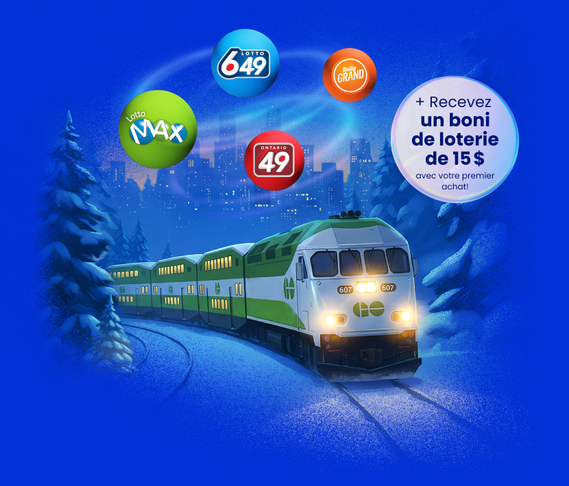 + Recevez un boni de loterie de 15 $ avec votre premier achat!