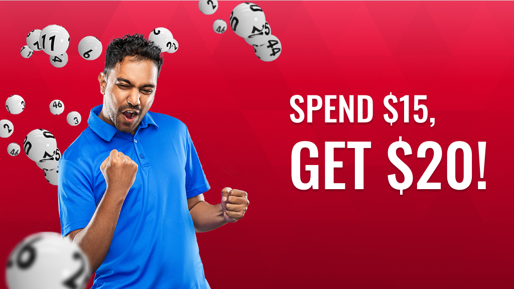 Spend $15, Get $20.