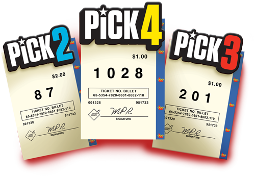 three side by side signed lottery tickets with logos