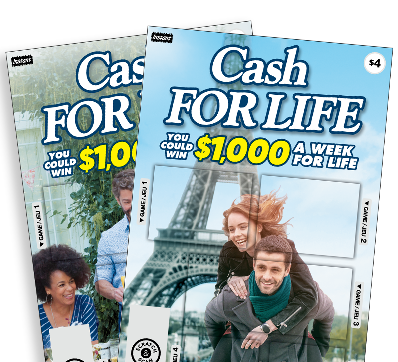 Deux billets Cash for Life 1178