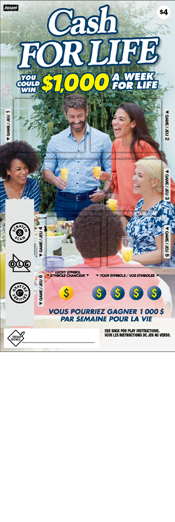 Cash for Life 1178 tickets