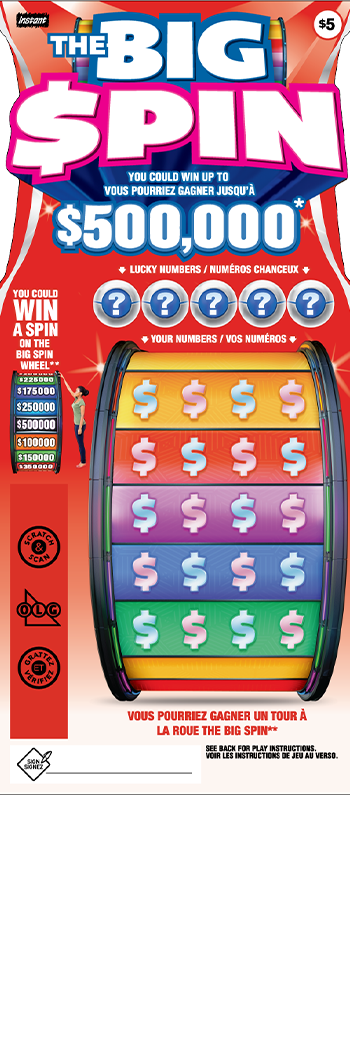 The BIG SPIN ticket