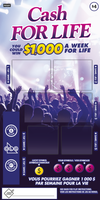 Cash for Life 1178 tickets