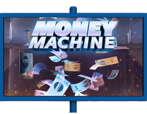 Money Machine game in display screen