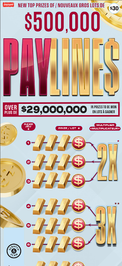 Paylines 2480 ticket