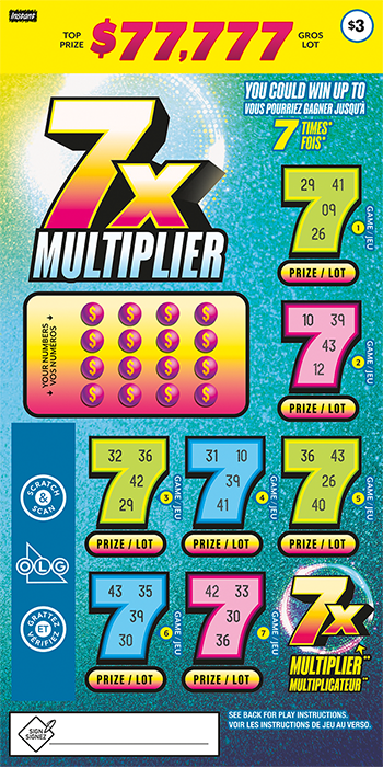 7x Multiplier 2487 ticket