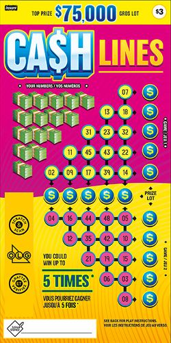 CA$H LINES 2496 ticket