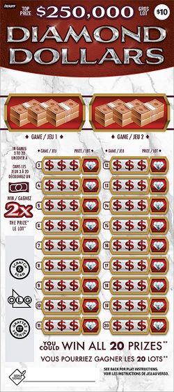 DIAMOND DOLLARS 2519 ticket