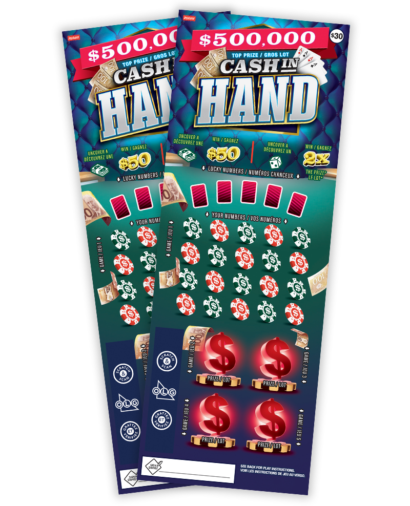 Deux billets CASH IN HAND 2510