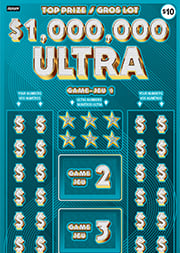 $1,000,000 ULTRA — $1,000,000 Top Prize