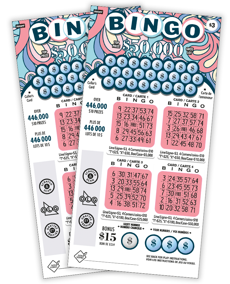 BINGO 3043 scratch ticket