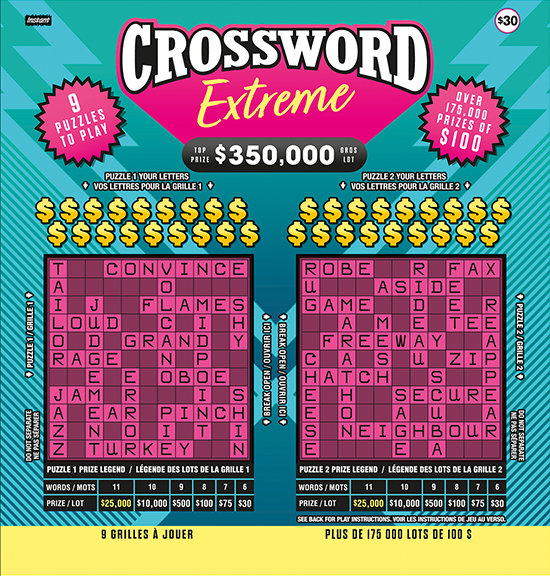 CROSSWORD EXTREME 2285 ticket