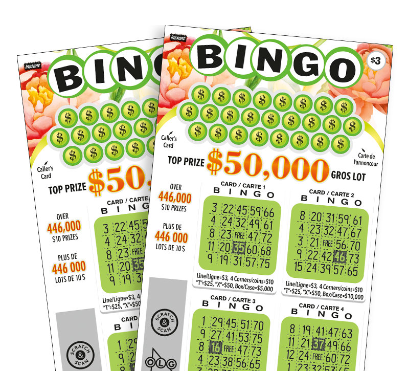 Deux billets BINGO 3042