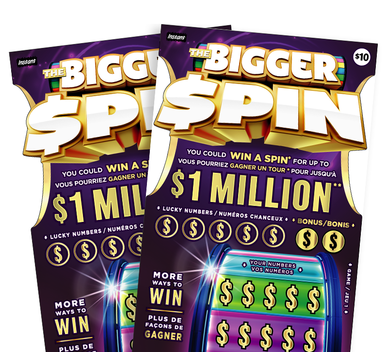 Two The Bigger Spin LOTTO tickets