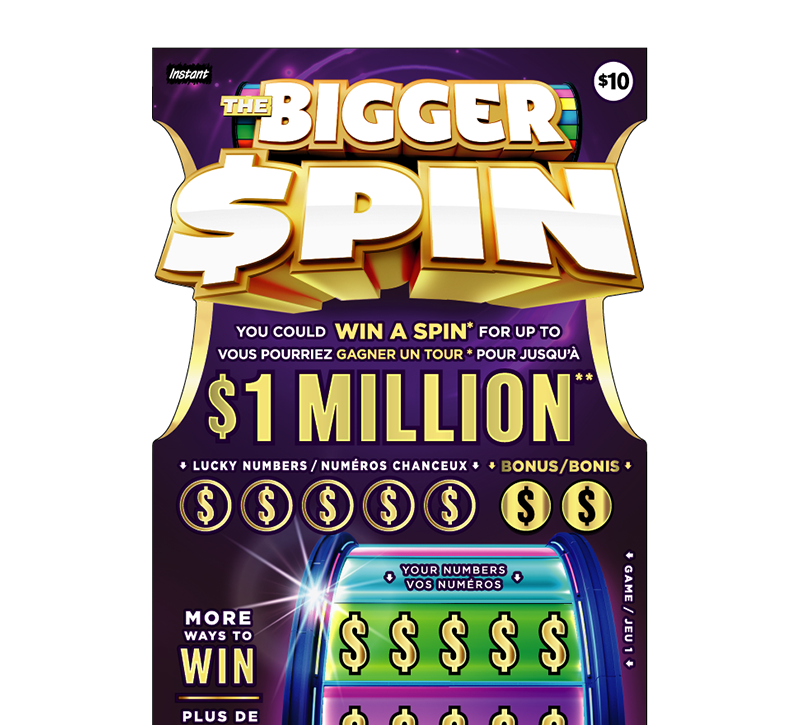 The BIGGER SPIN ticket
