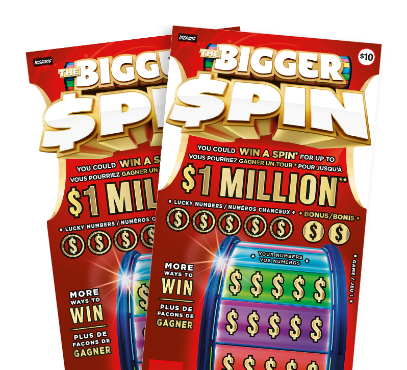 Two The Bigger Spin LOTTO tickets