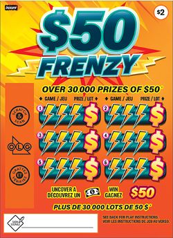 Billet $50 FRENZY 2495