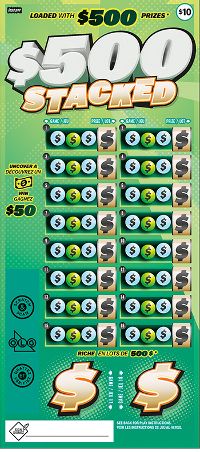 $500 STACKED 2536 ticket