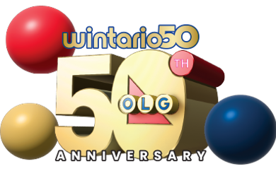 Wintario50 OLG 50th anniversary logo