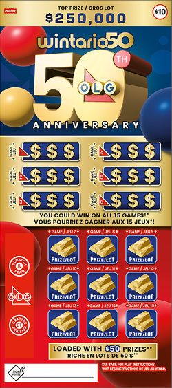 WINTARIO50, OLG 50th ANNIVERSARY 2537 ticket