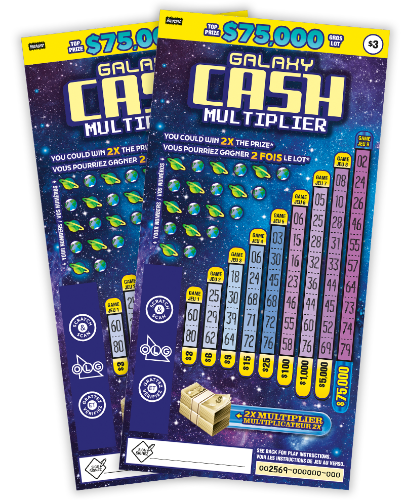 GALAXY CASH MULTIPLIER 2569 tickets