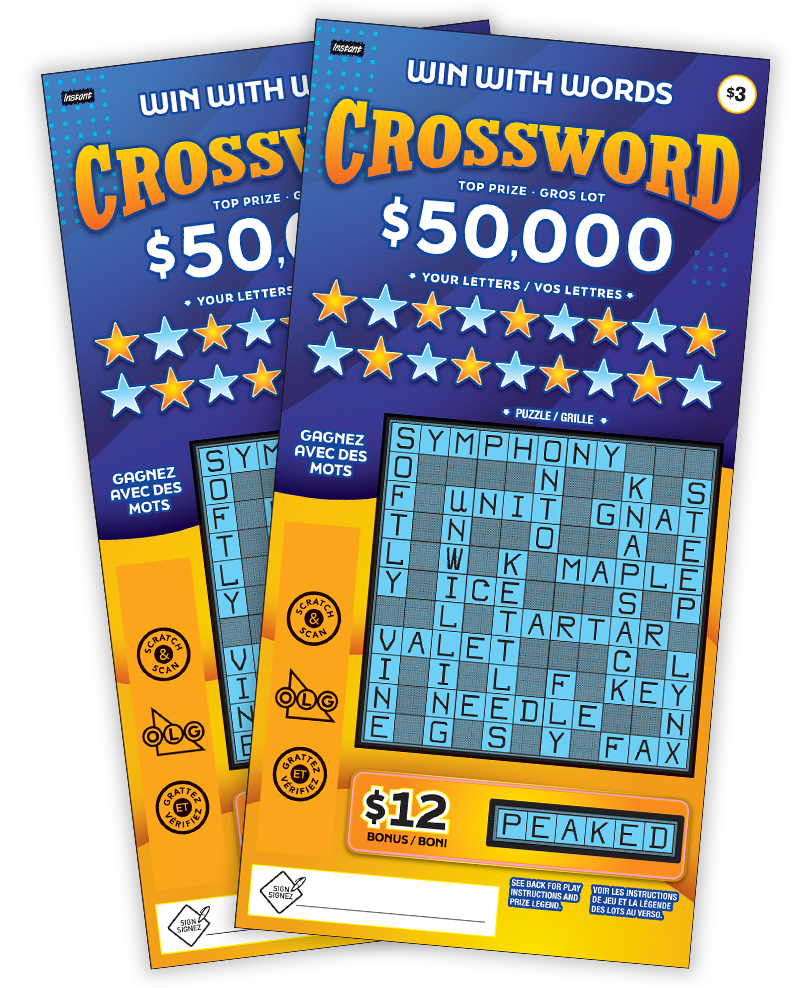 Deux billets CROSSWORD 3244