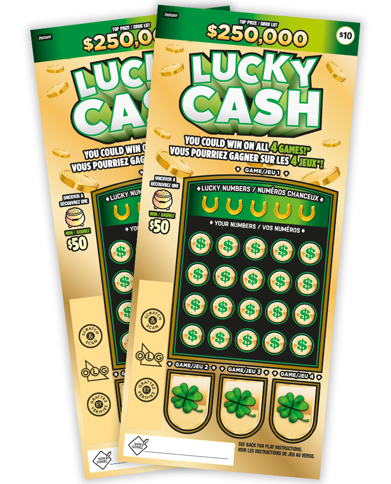 Deux billets LUCKY CASH 2550