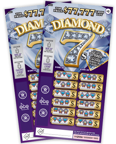 DIAMOND 7s 2556 scratch tickets