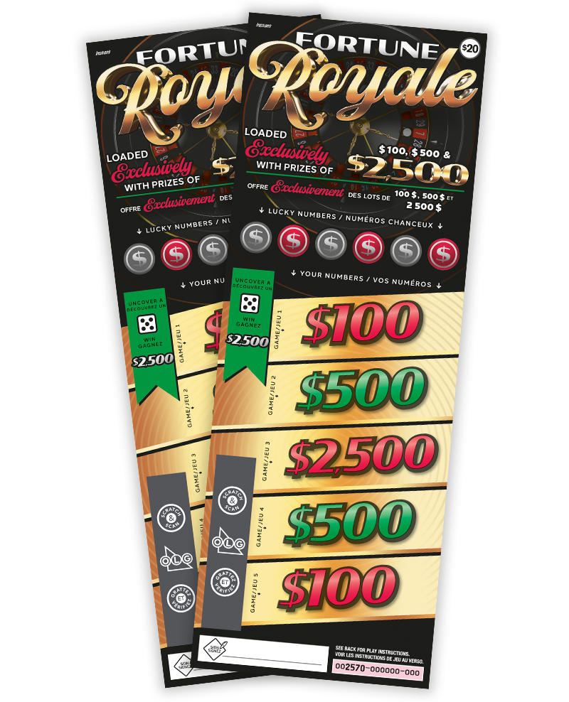 Deux billets GOLDEN FORTUNE 2532