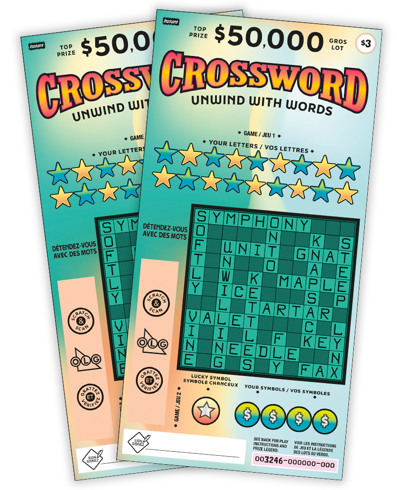 Deux billets CROSSWORD 3244
