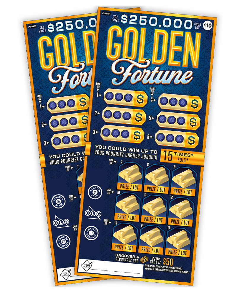 Deux billets GOLDEN FORTUNE 2532