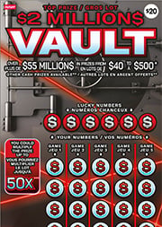 VAULT — $2,000,000 Top Prize