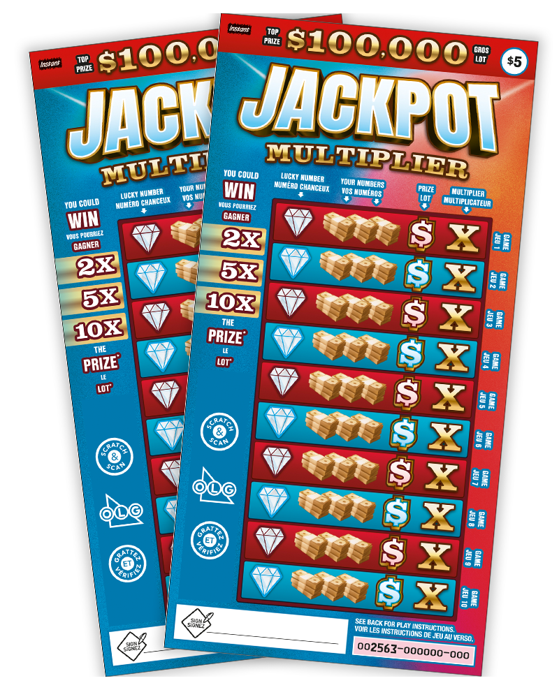 Deux billets Bingo Multiplier 3079