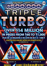 TRIPLE TURBO — $500,000 Top Prize