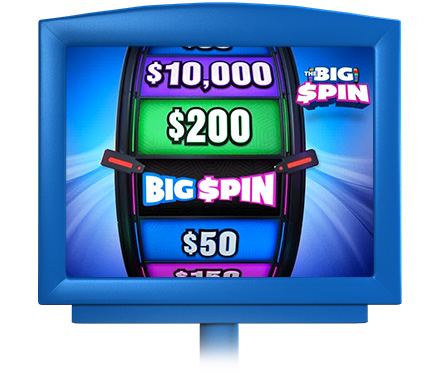 The Big Spin game in display screen