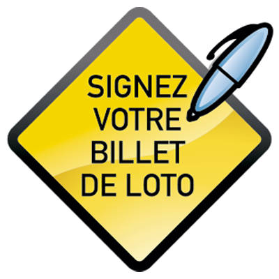 Image avec Signez votre billet de Loto