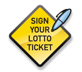 Sign Your Lotto Ticket graphic