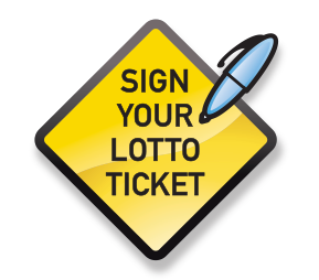 Sign Your Lotto Ticket graphic