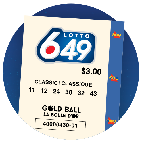 Billet de loterie OLG Lotto 6/49