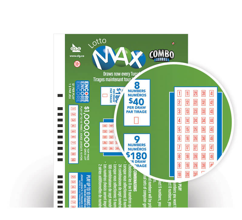 LOTTO MAX ticket