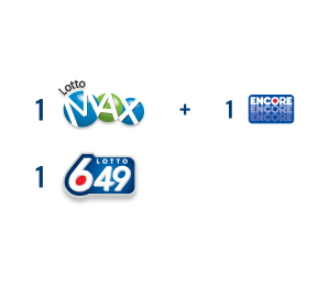 1 LOTTO MAX 1 ENCORE + 1 LOTTO 649