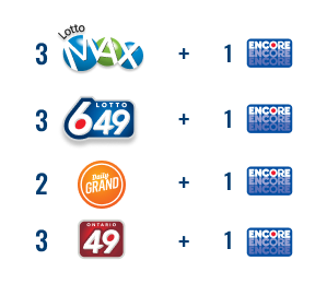 3 LOTTO MAX 1 ENCORE + 3 LOTTO 649 1 ENCORE + 2 DAILY GRAND 1 ENCORE + 3 ONTARIO49 1 ENCORE