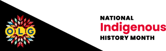 OLG's Indigenous History Month logo