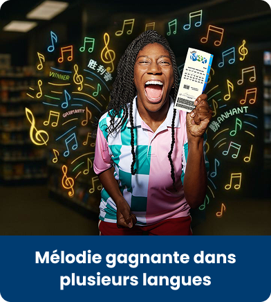 Mélodie gagnante dans plusieurs langues