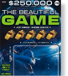 THE BEAUTIFUL GAME INSTANT ticket.