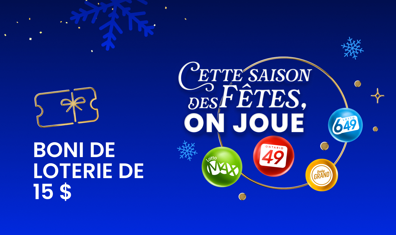 Obtenez un boni de 15 $ lorsque vous vous inscrivez et achetez un billet!