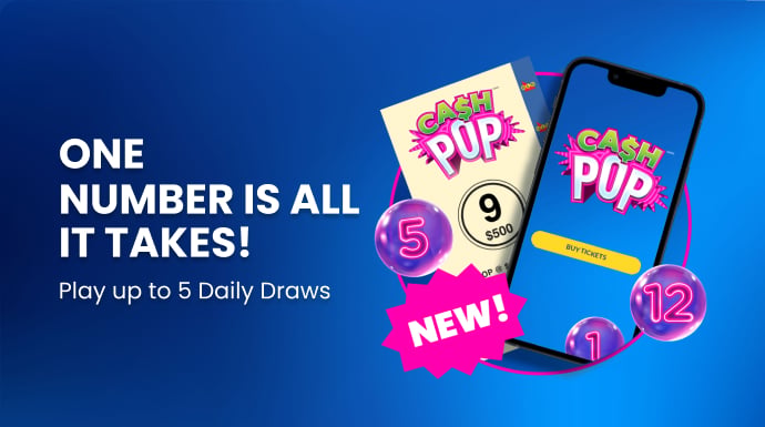 ONE NUMBER IS ALL IT TAKES! Play up to 5 Daily Draws