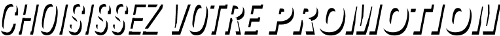 CHOISISSEZ VOTRE PROMOTION