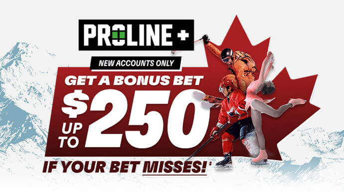 PROLINE+ - New accounts only - Get a bonus bet up to $250 if your bet misses!‡